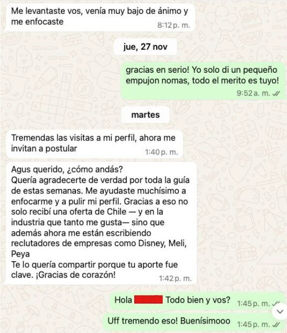 Caso de éxito empleabilidad IT - Ofertas recibidas